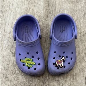 Crocs • purple slip on crocs